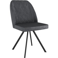 Franklin Swivel Dining Chair in Grey
