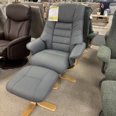 Sardinia Swivel Recliner Chair & Stool Sardinia Swivel Recliner Chair & Stool