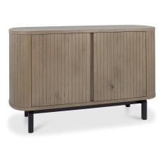 Las Vegas Oiled Oak and Peppercorn Narrow Sideboard
