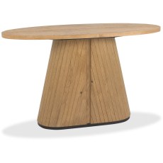 Las Vegas Rustic Oak and Peppercorn Console Table