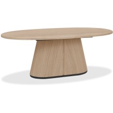 Las Vegas Scandi Oak 6 Seater Fixed Table