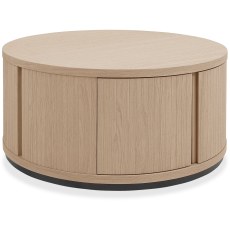 Las Vegas Scandi Oak Oval Coffee Table