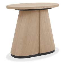Las Vegas Scandi Oak Oval Lamp Table