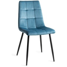 Mondrian Blue Velvet Chair Mondrian Blue Velvet Chair