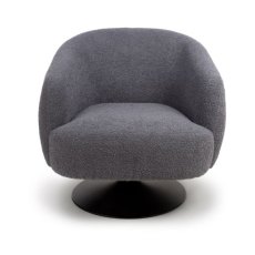 Club Grey Accent Chair