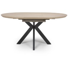 Manhattan Oak Extending Round Table 1200-1600MM