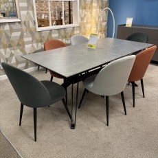 Kore Dining Table and 6 Gabi Chairs
