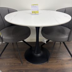 Mason White Circular Dining Table Mason White Circular Dining Table