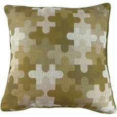 Jigsaw Green Cushion