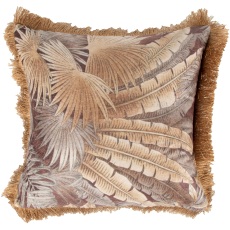 Palmora Choc Cushion