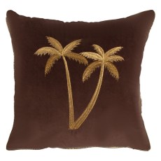 Palms Choc Cushion