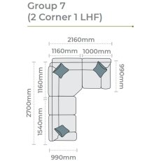 Mullion Corner Group 7 (2 corner 1 LHF)