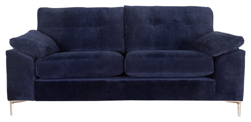 Elsie   3 Seater Static Sofa   Front   Villa Navy
