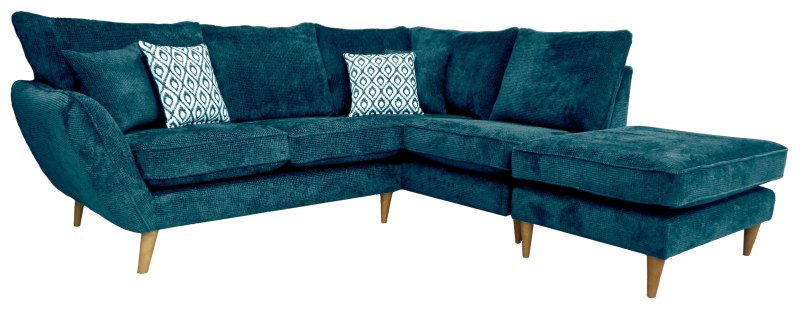 Perth armless chaise footstool