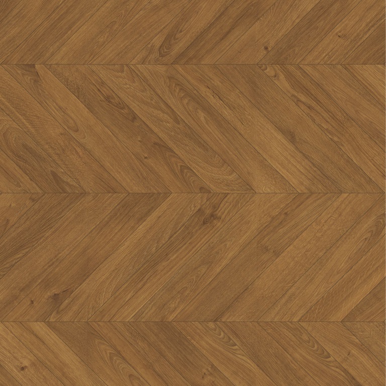 Chevron oak brown
