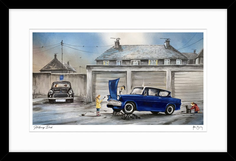 AK12518 Helping Dad   63 5 x 43 5cm   A22