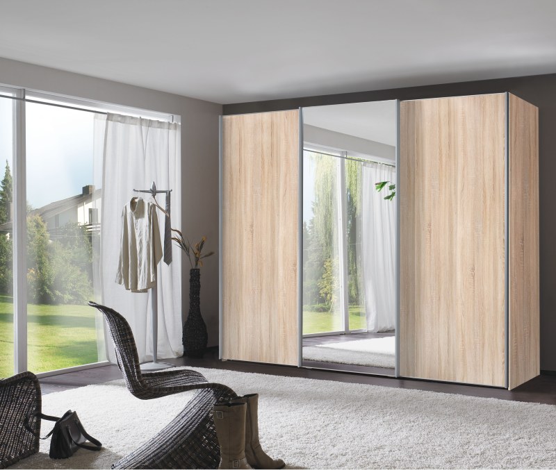 MIAMI Eiche s gerau mittig Spiegel