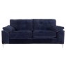 Elsie   3 Seater Static Sofa   Front   Villa Navy