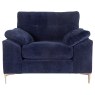 Elsie   Armchair   Front   Villa Navy