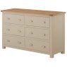 Portland Stone 6 Drawer Chest