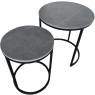Zeus Round Nest of Lamp Tables
