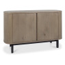 Las Vegas Oiled Oak and Peppercorn Narrow Sideboard
