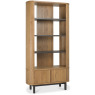 Las Vegas Rustic Oak and Peppercorn Display Unit