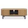 Las Vegas Rustic Oak and Peppercorn Entertainment Unit