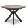 Manhattan Grey Extending Round Table 1200-1600MM