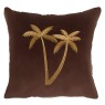 Palms Choc Cushion