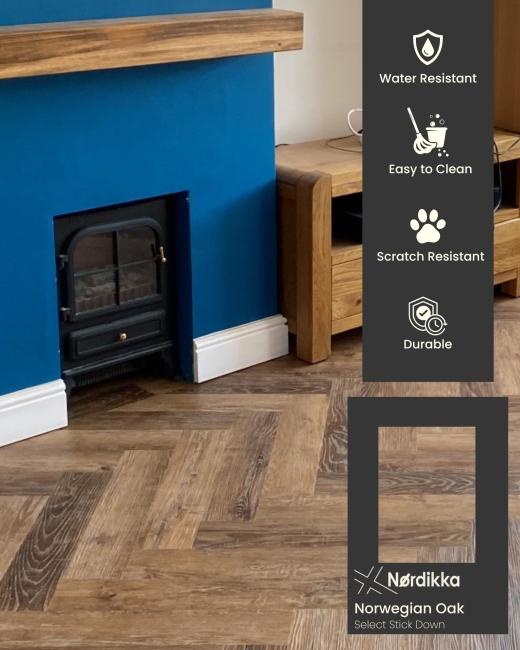 Fresh new flooring, fully installed... 