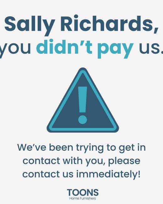 Has anyone seen Sally Richards??... 