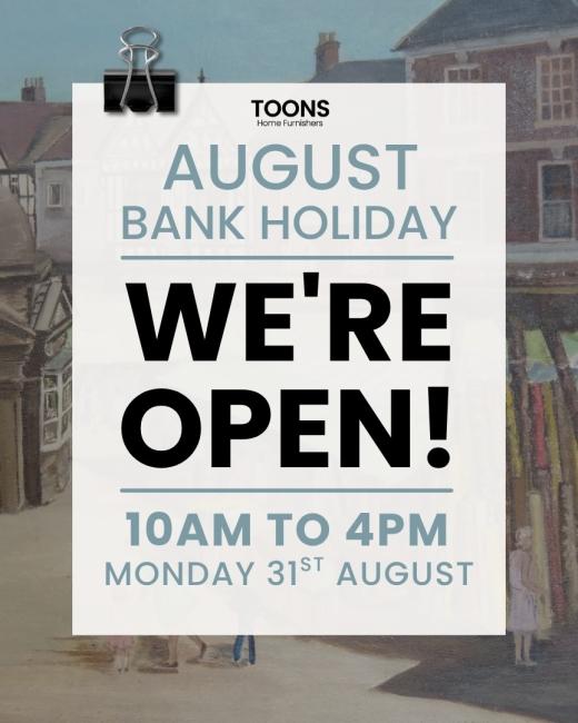 Happy Bank Holiday Weekend! We’re... 