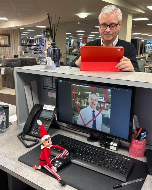 Well this is awkward. The little... 