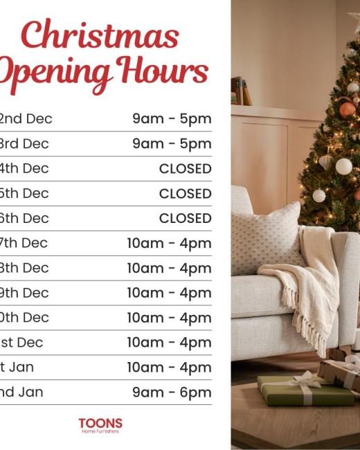 Christmas Opening Hours! ️ Monday... 