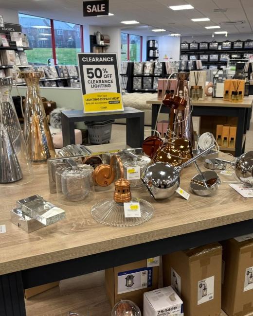 Last Chance! Our lighting stock... 